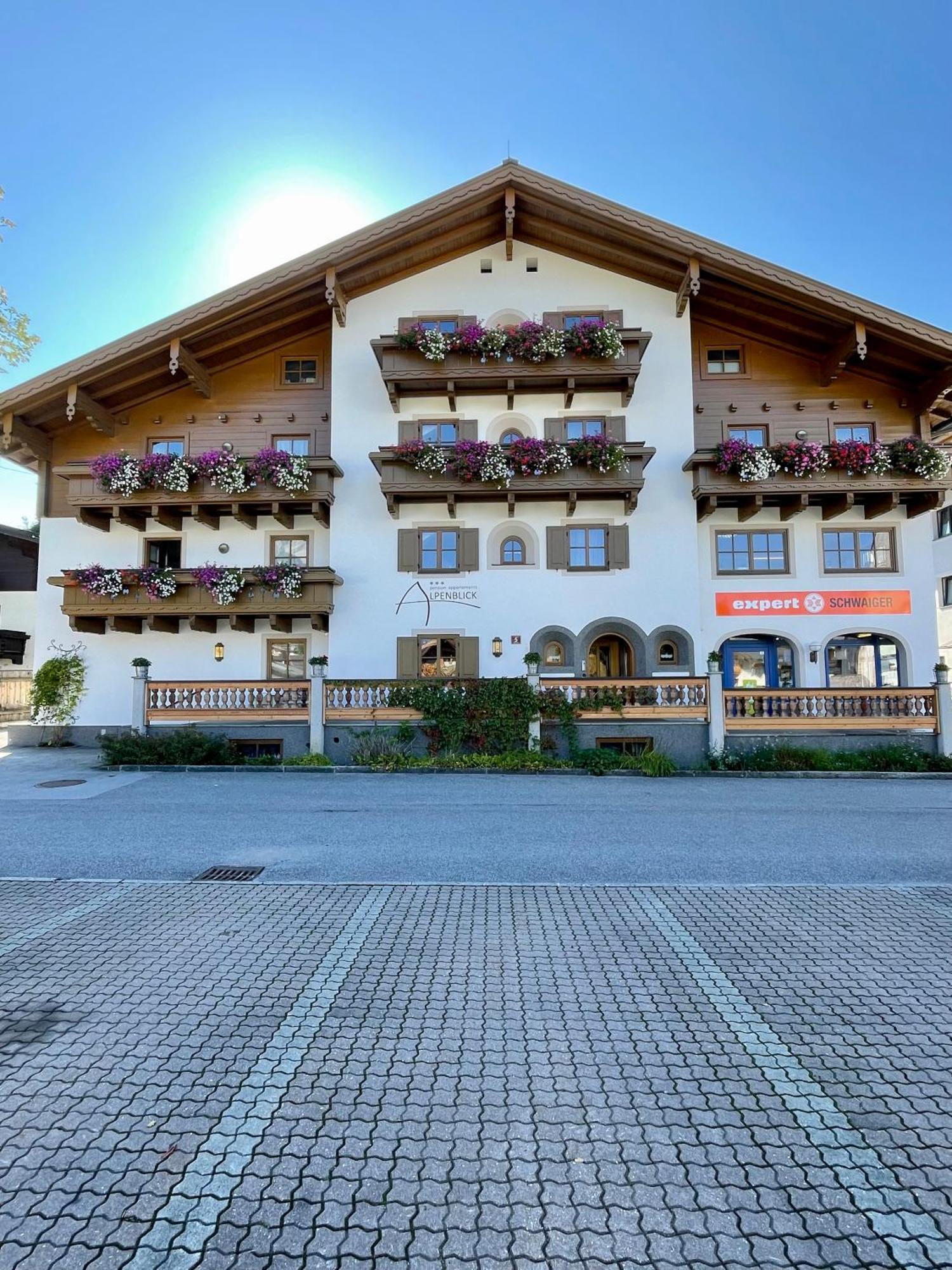 Pension Appartements Alpenblick Maria Alm am Steinernen Meer Bagian luar foto